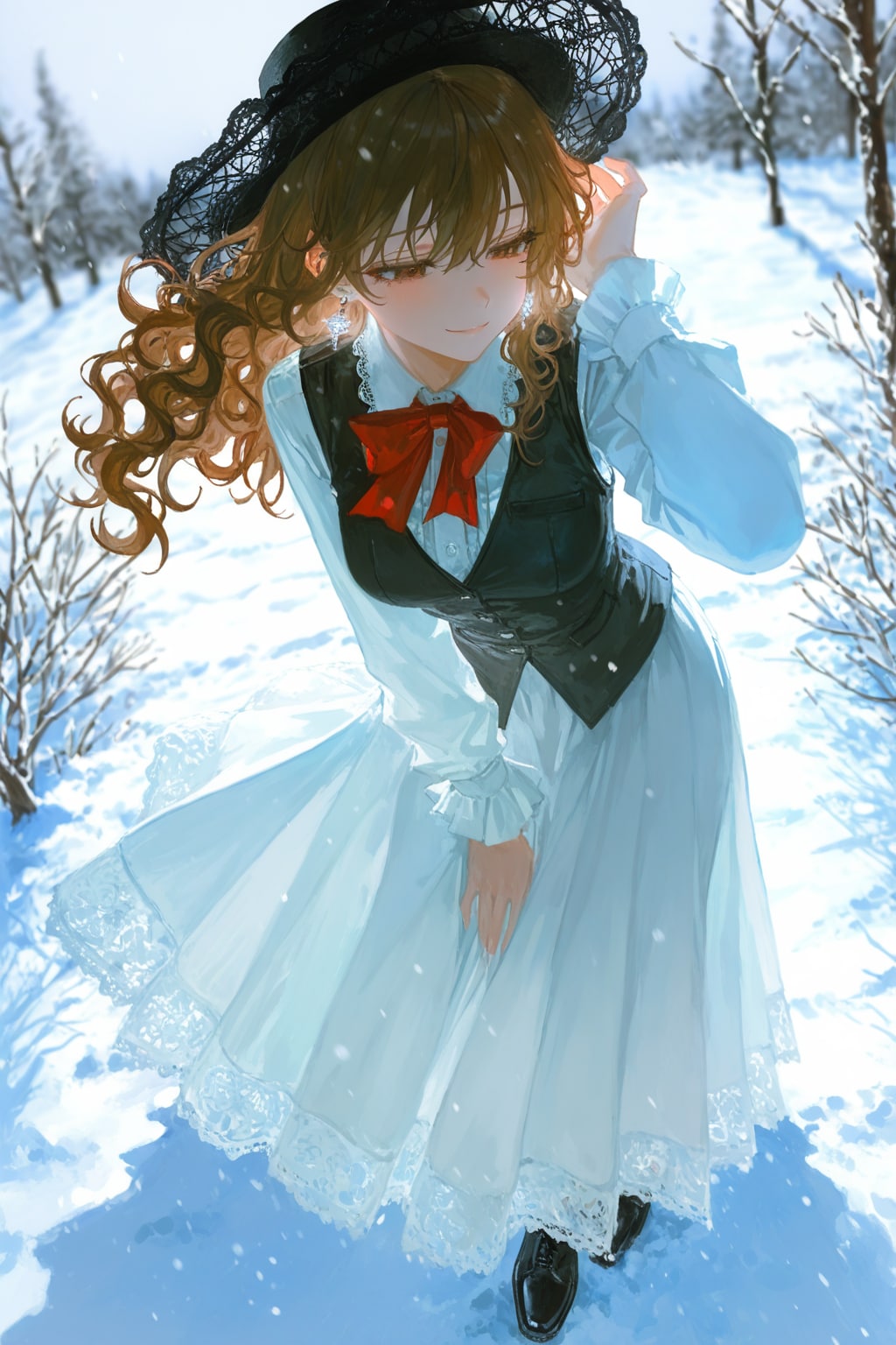 雪原の令嬢 | の人気AIイラスト・グラビア