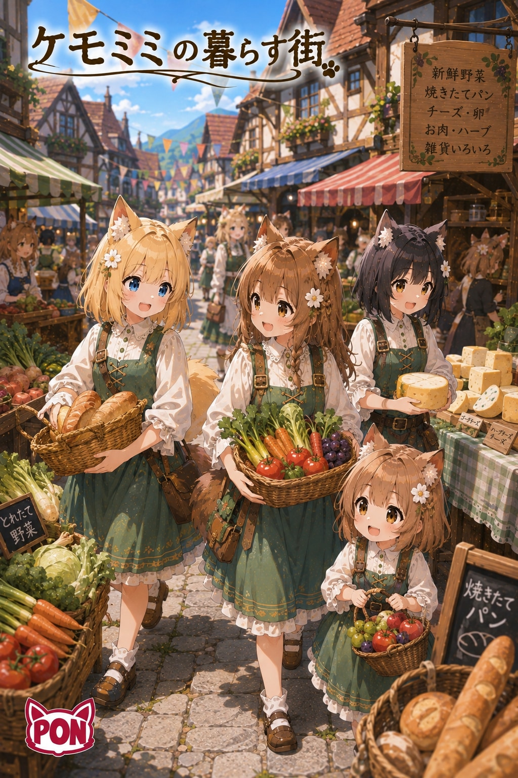 ケモミミの暮らす街