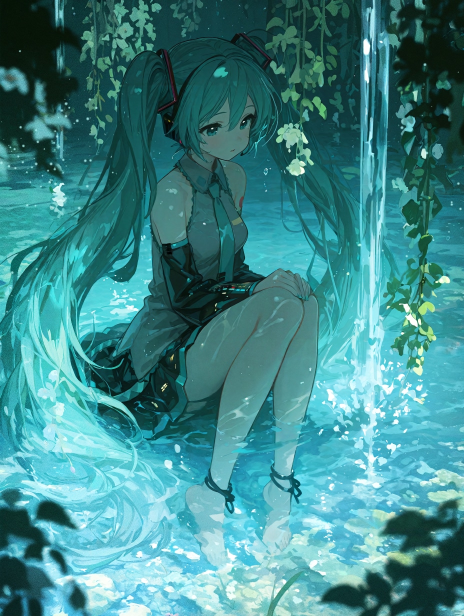 地下の泉 | の人気AIイラスト・グラビア