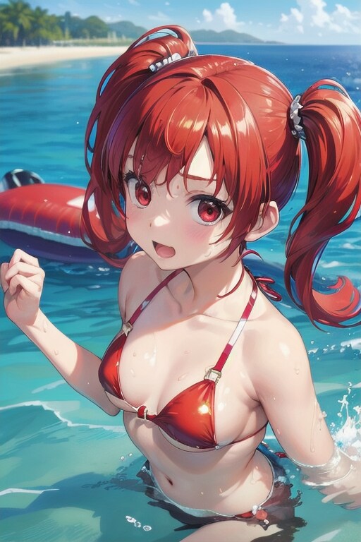 浮き輪？(ちちぷい生成機能)/swim ring