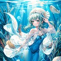水底ガール（オリジナル） 2枚目