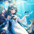 水底ガール（オリジナル） 3枚目