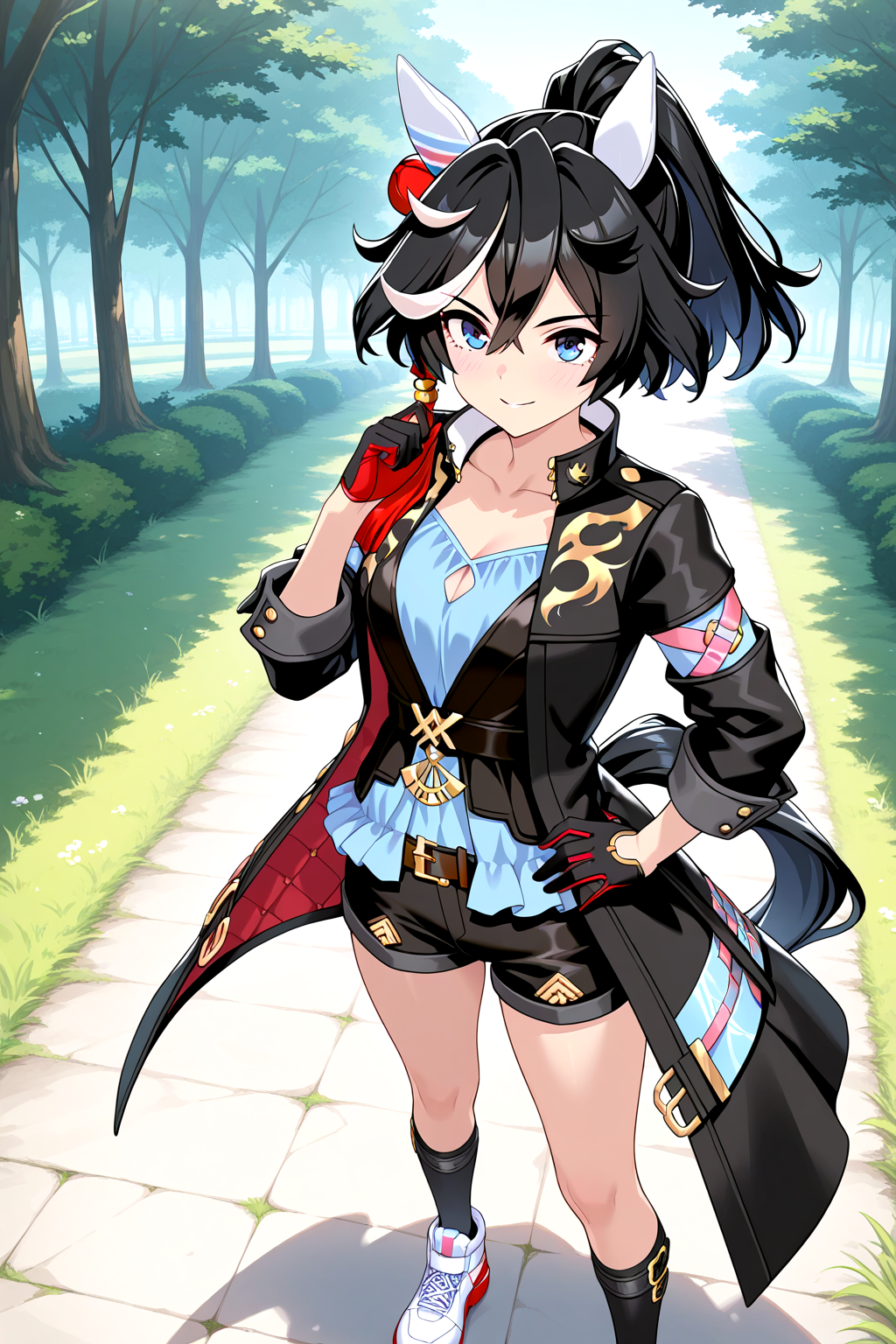 勝負服のウマ娘