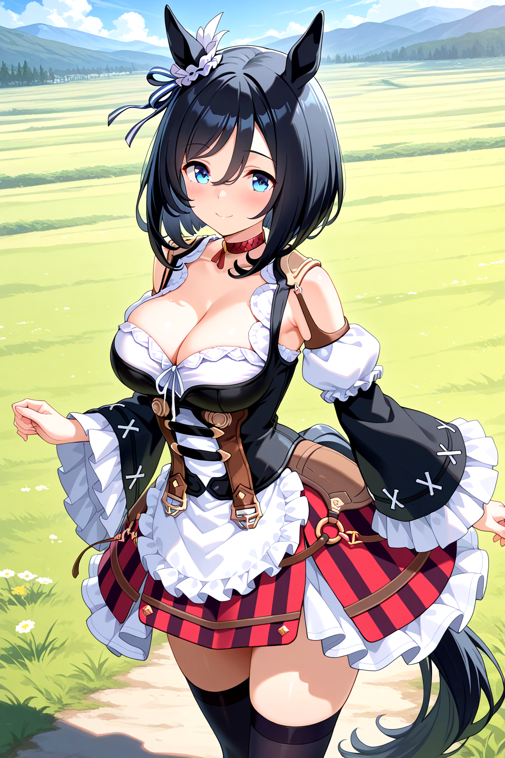 勝負服のウマ娘