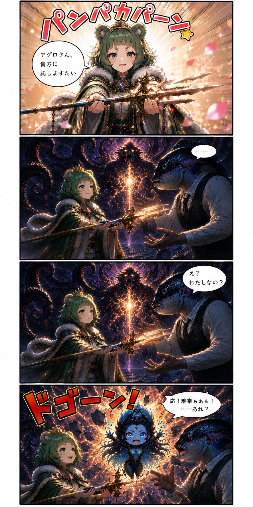 この漫画は一万五千年後に転生したアグロさんの物語です