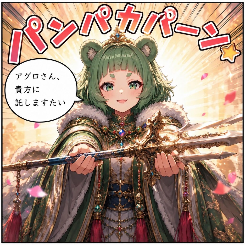 この漫画は一万五千年後に転生したアグロさんの物語です