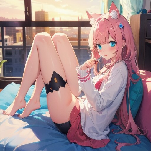 座る？