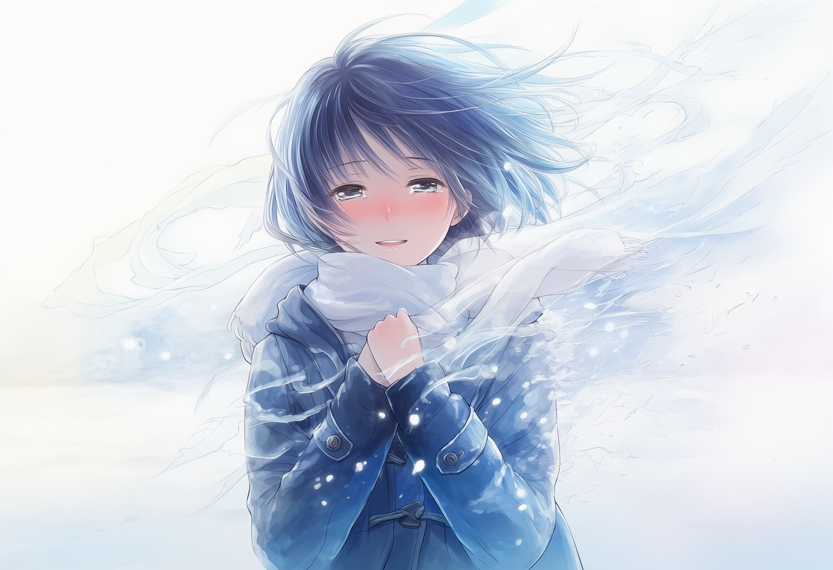 冬コート姿の彼女 | の人気AIイラスト・グラビア