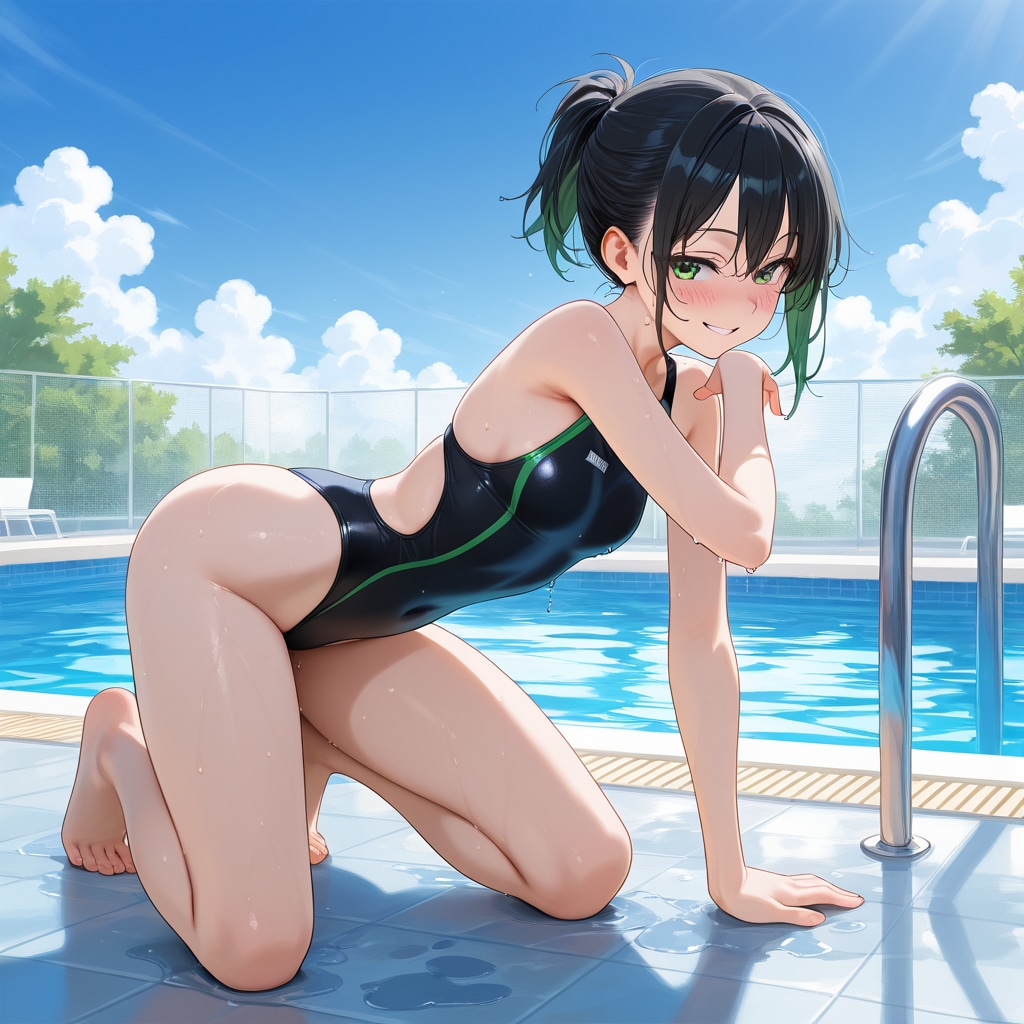 めぐみちゃんとプールデート
