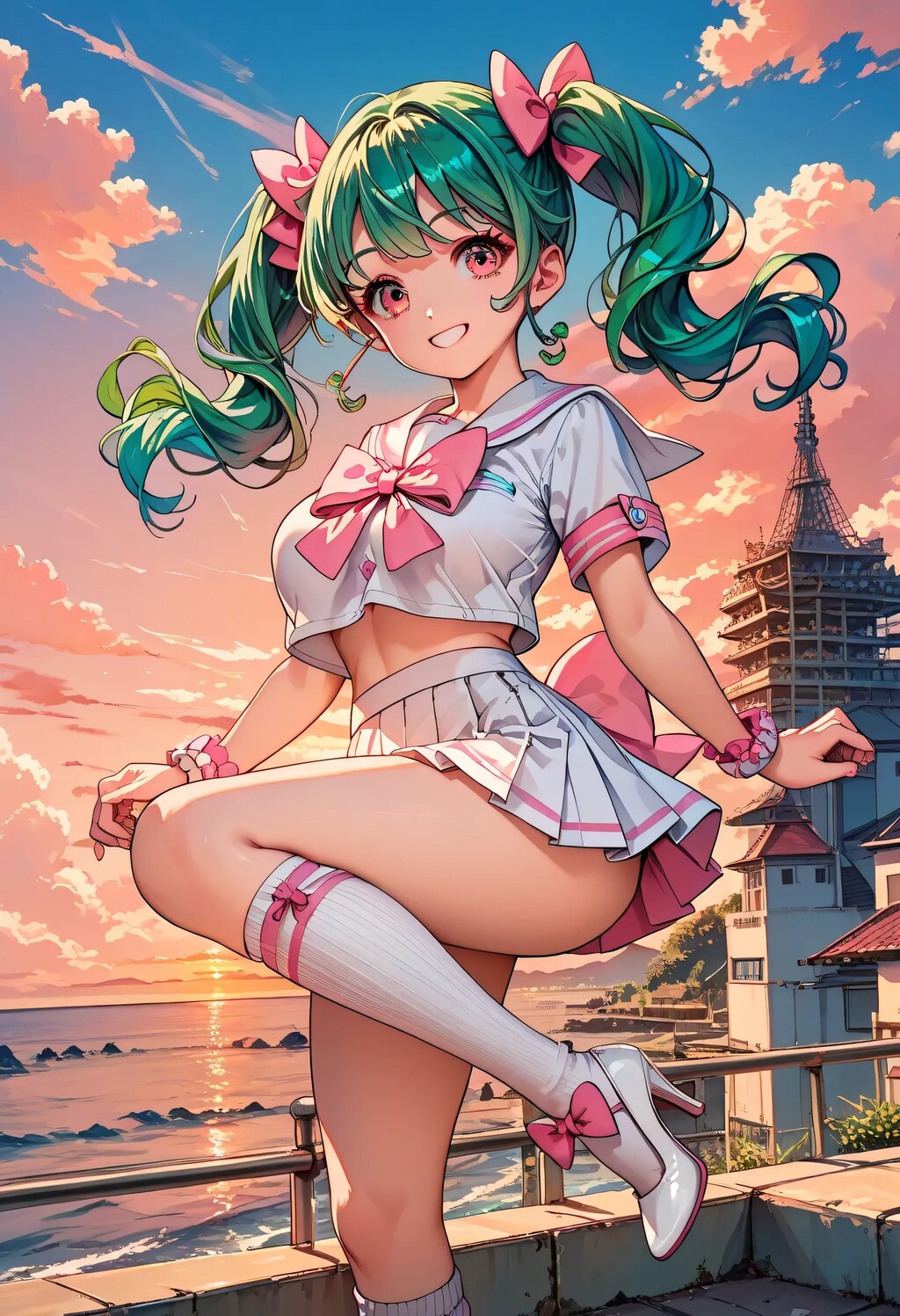 夕焼けの美少女💓 Lunaちゃん