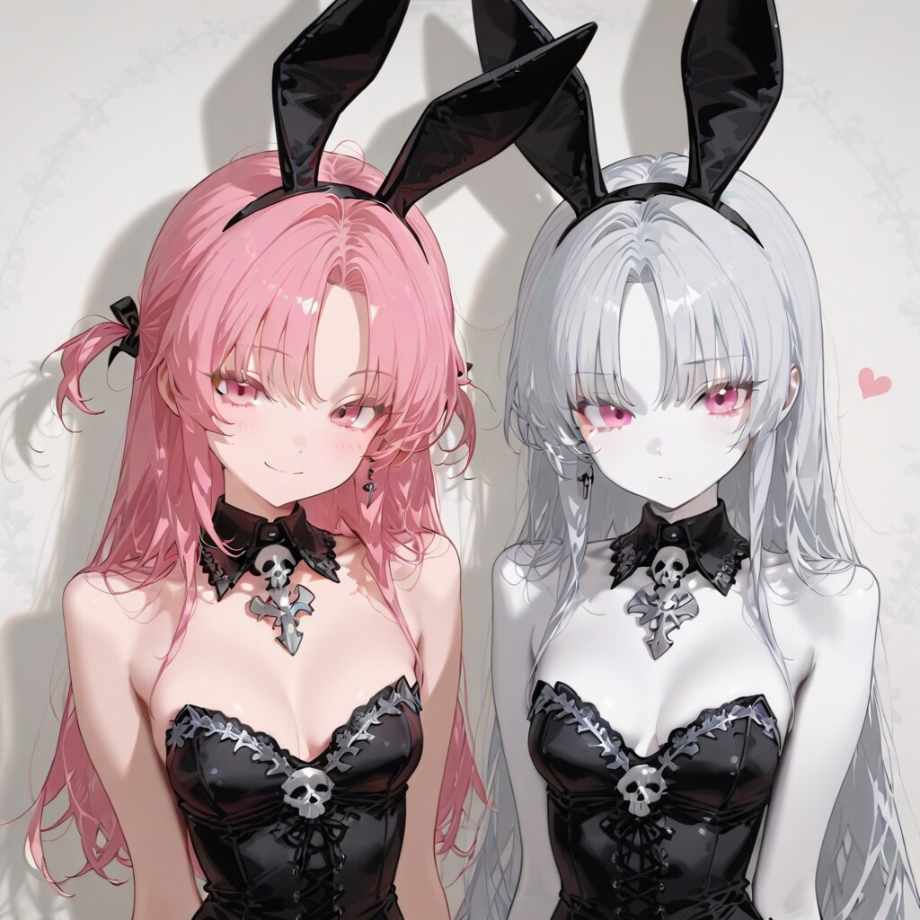 赤と白のデスバニ―