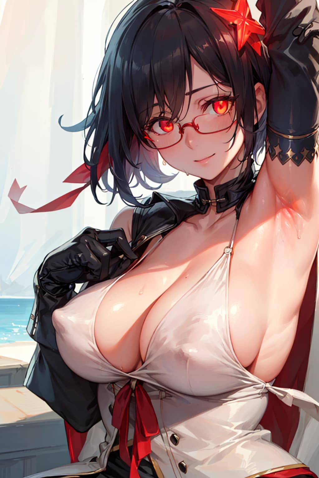 脇と眼鏡