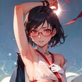 脇と眼鏡 3枚目