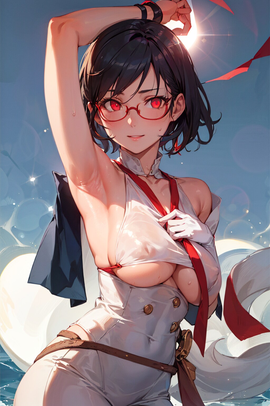 脇と眼鏡