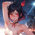 脇と眼鏡 2枚目