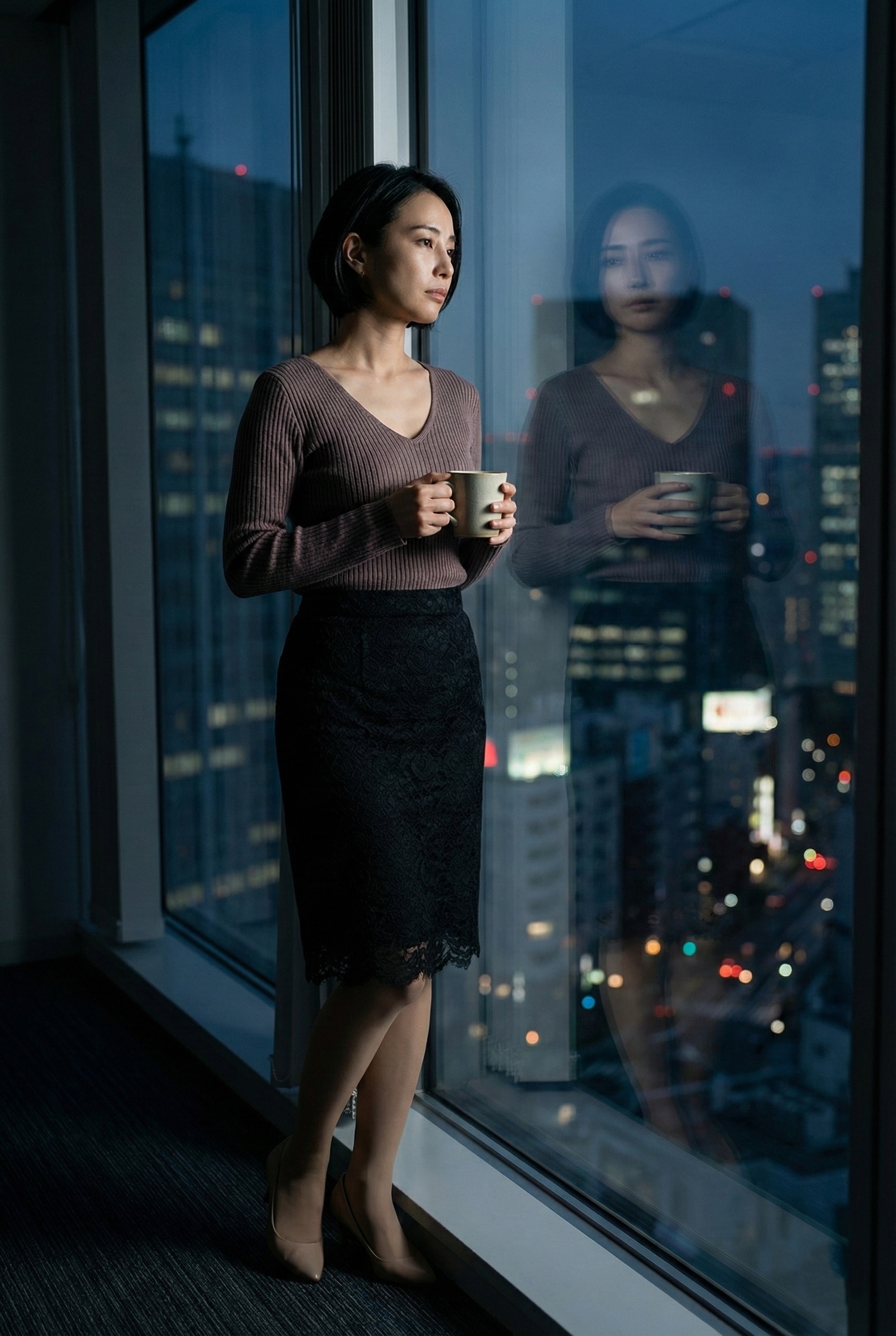 気づけばこんな時間。 | の人気AIイラスト・グラビア