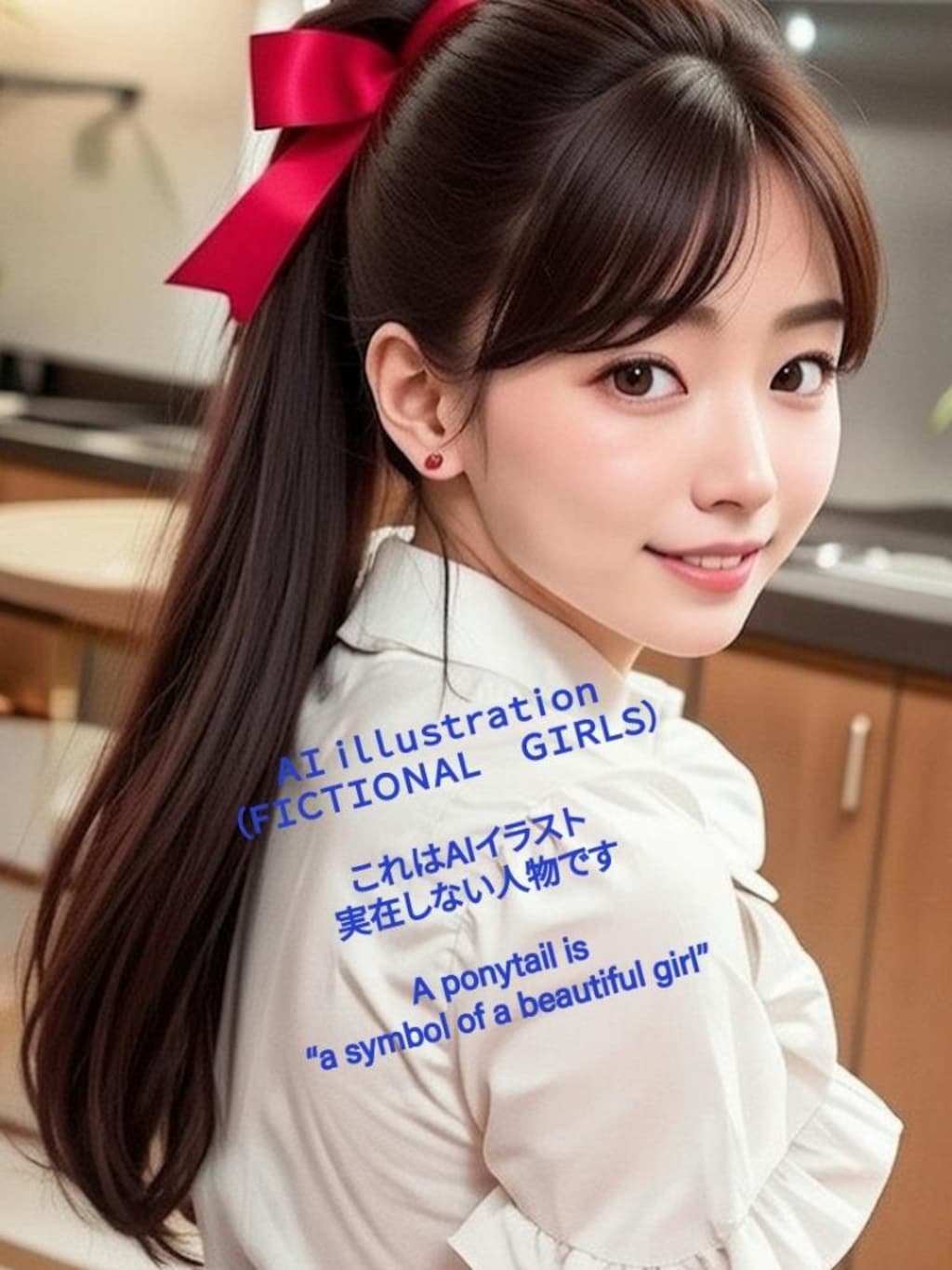 （表情違い）ポニーテール美少女