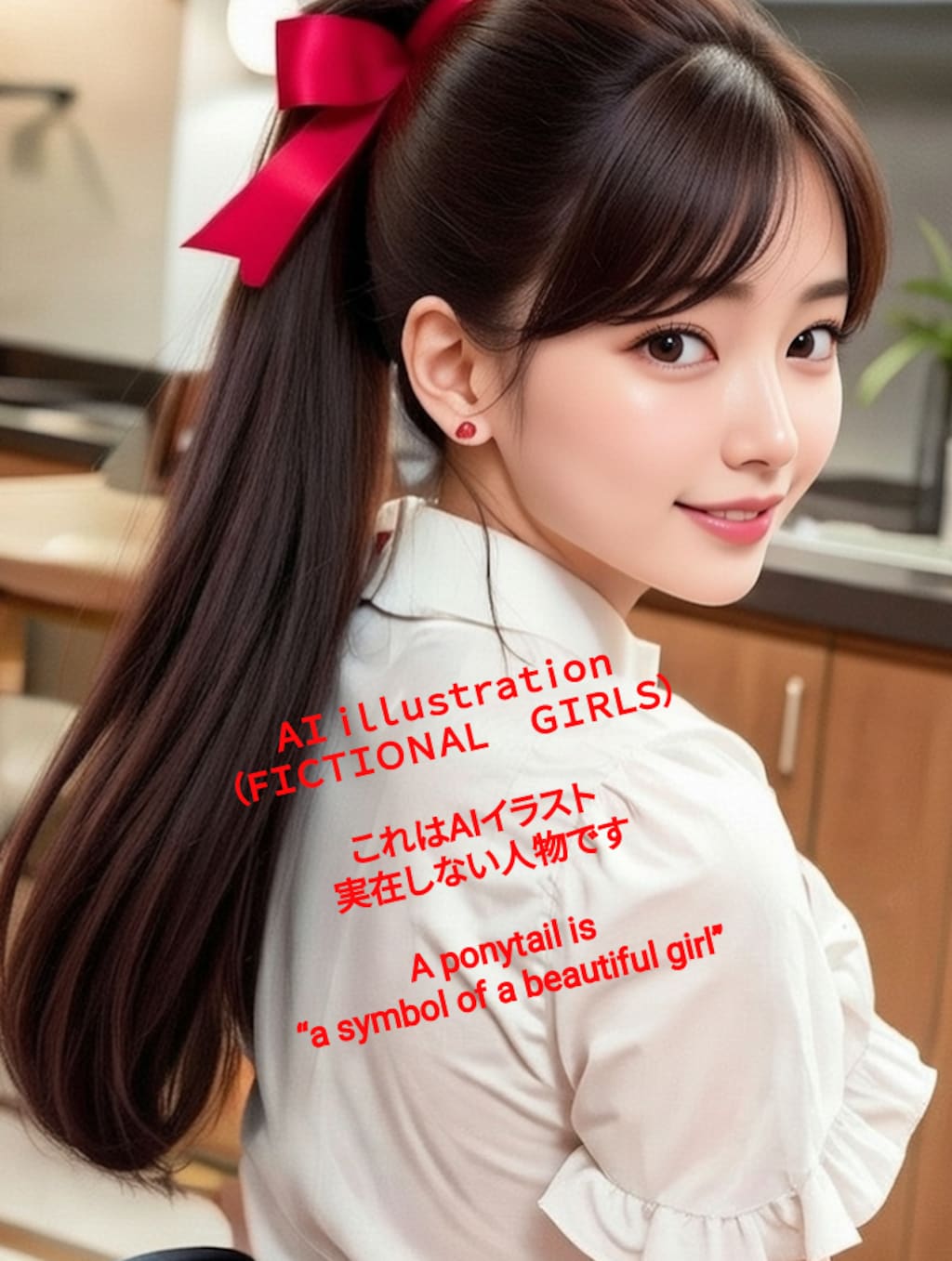 （表情違い）ポニーテール美少女