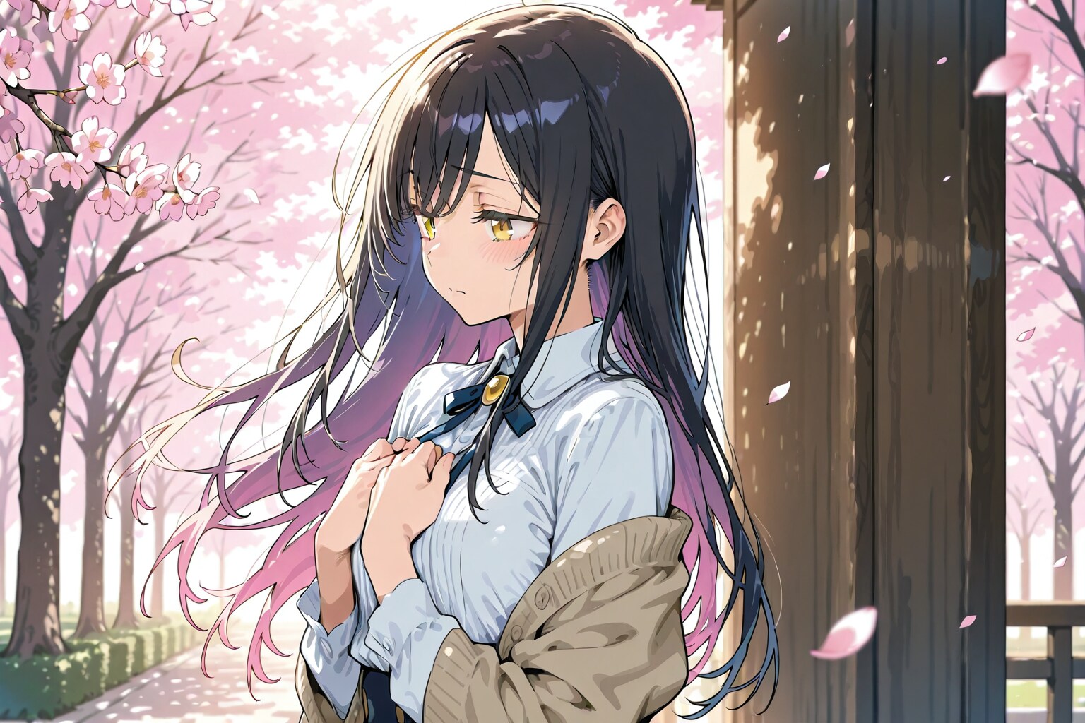 桜色舞うころ 私は一人