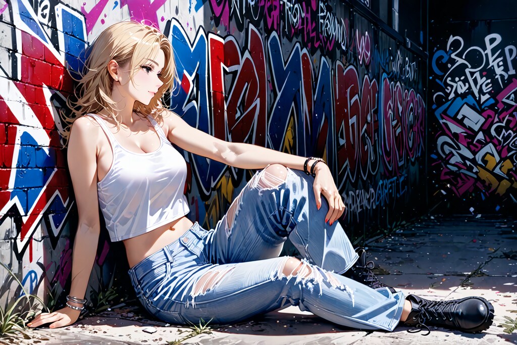 【Today's illustration】model１１「ストリート」