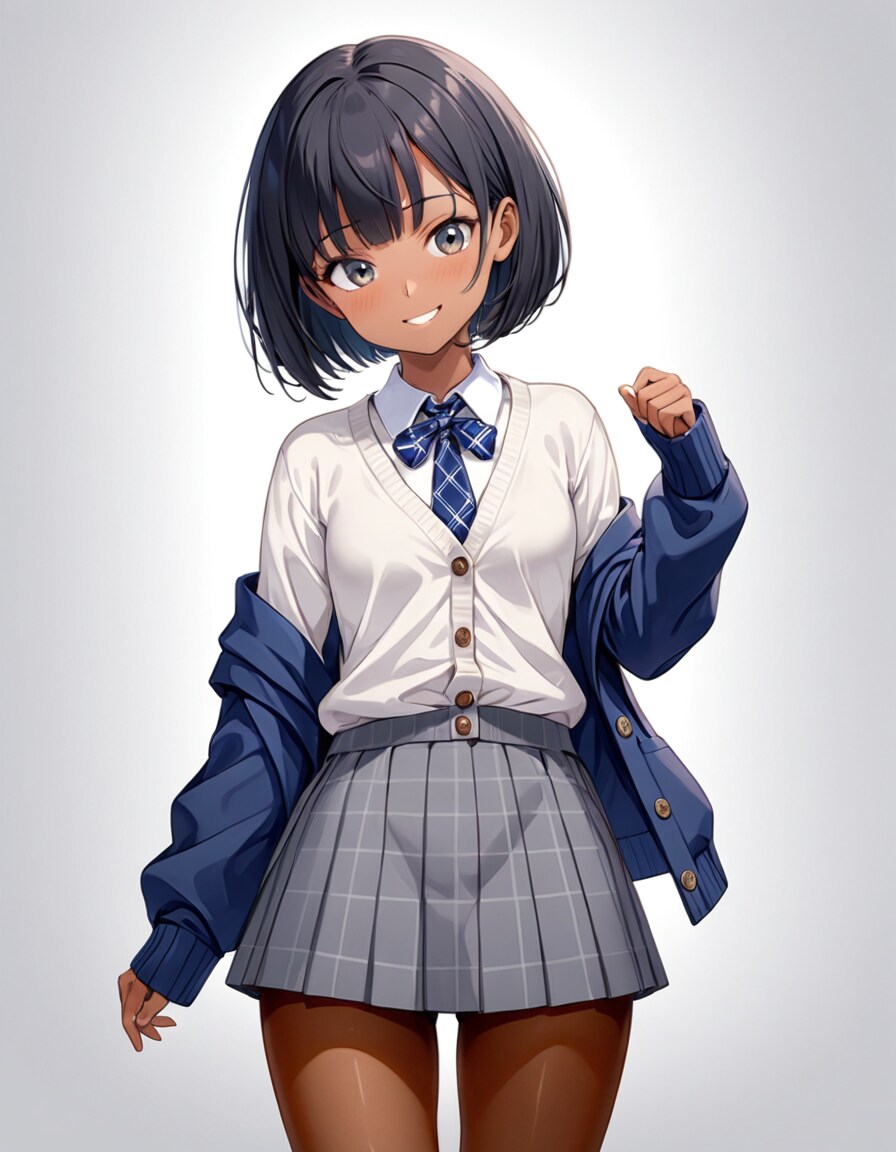 褐色ＪＫ | の人気AIイラスト・グラビア