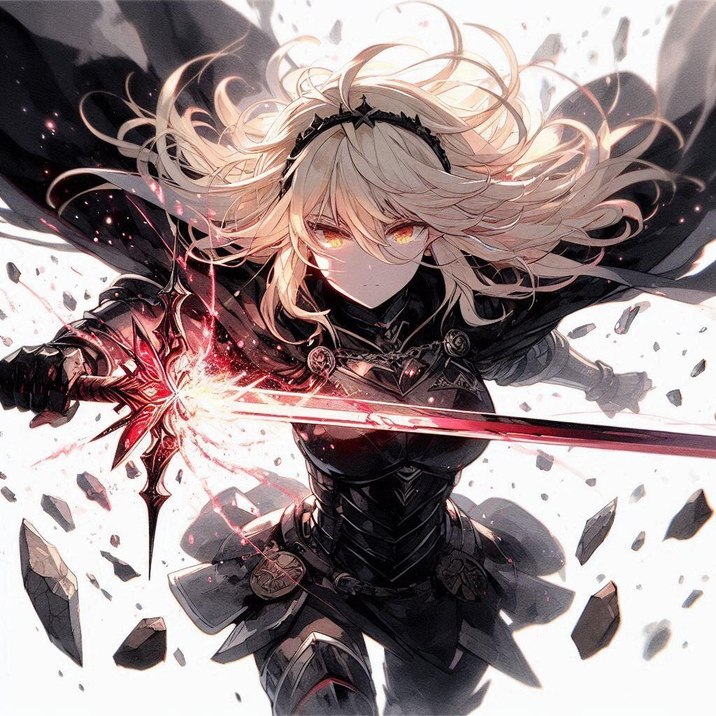 ブロンドの女騎士さん739