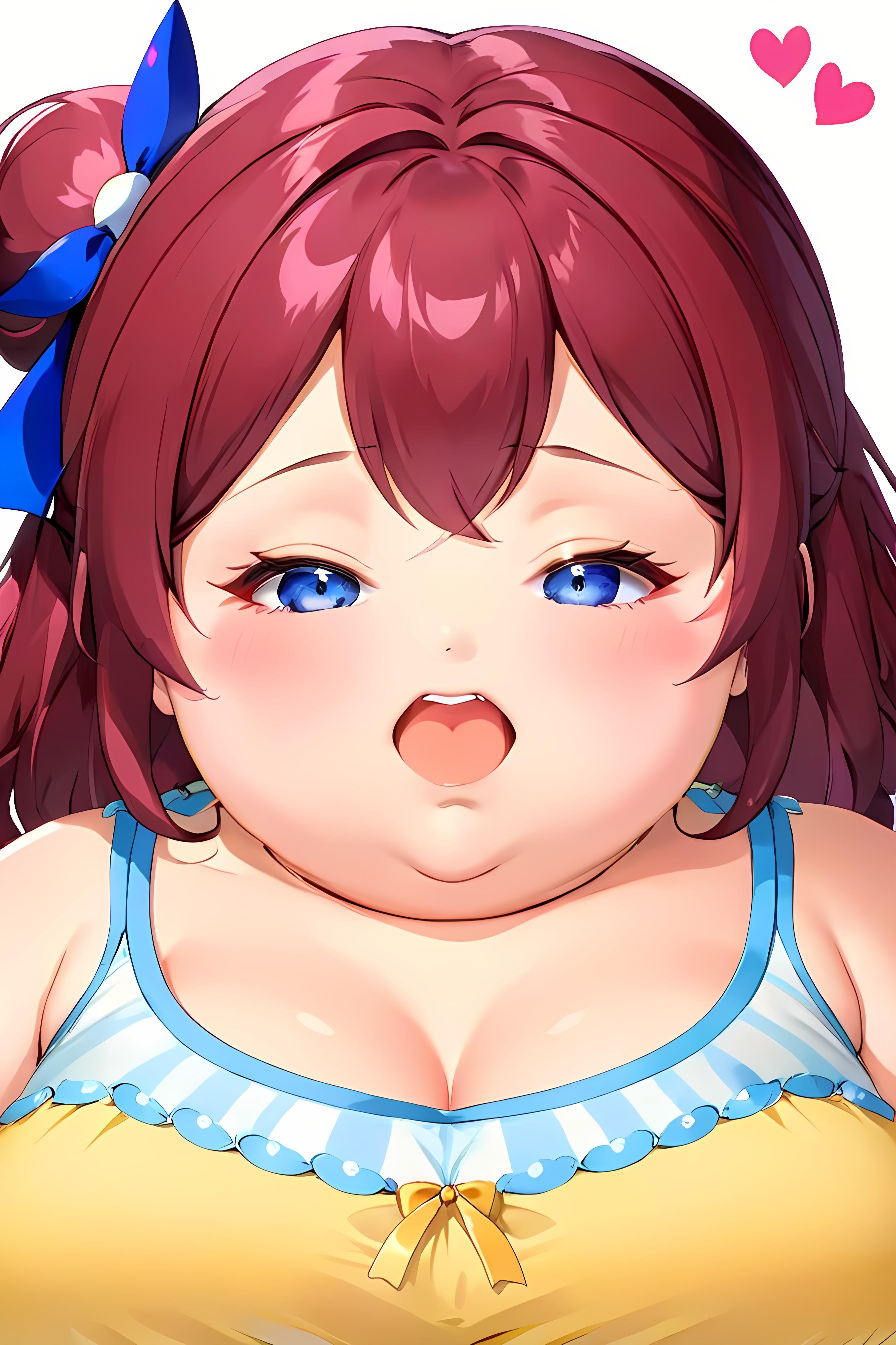 巨乳のミケぽちゃ女子