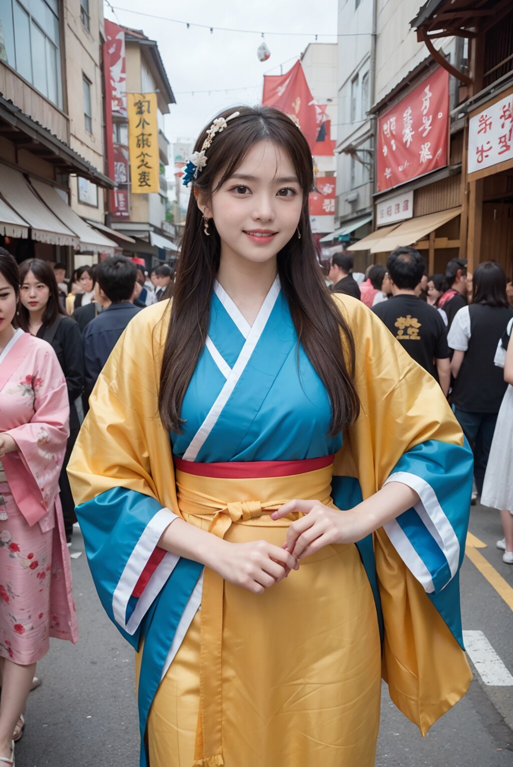 [AI ART] 御輿パフォーマンス