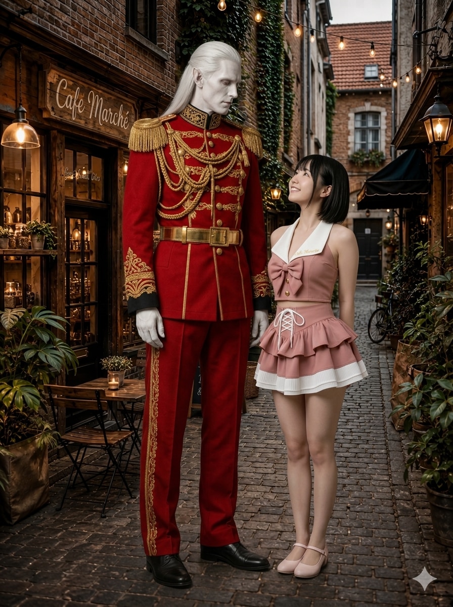 珍しい人が来店 (Cafe Marché アキ)