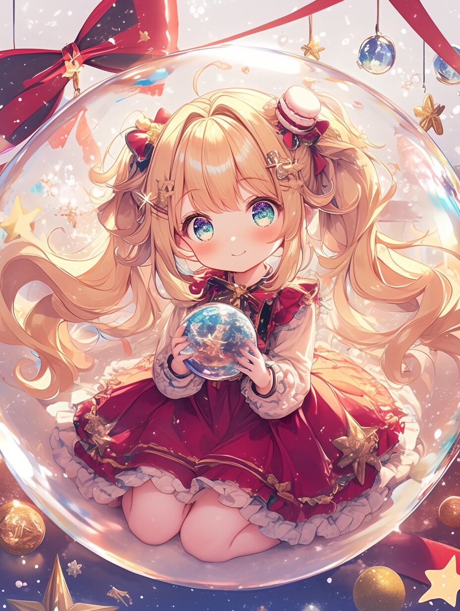 「瓶詰の少女」紅10 | の人気AIイラスト・グラビア