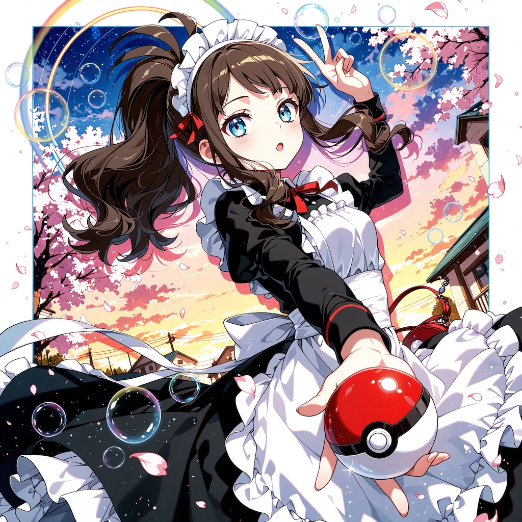 トウコちゃんメイド服〜💕🏰