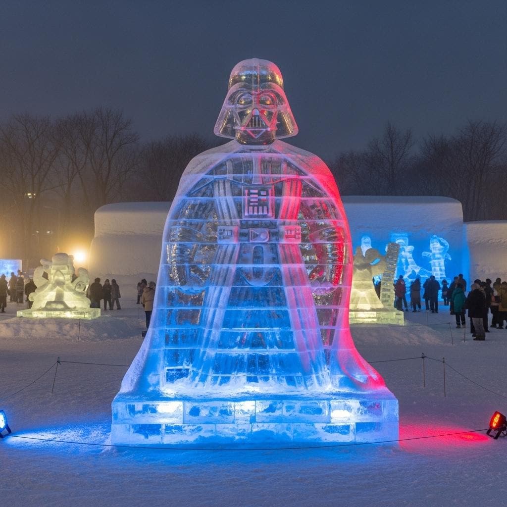 氷の彫刻