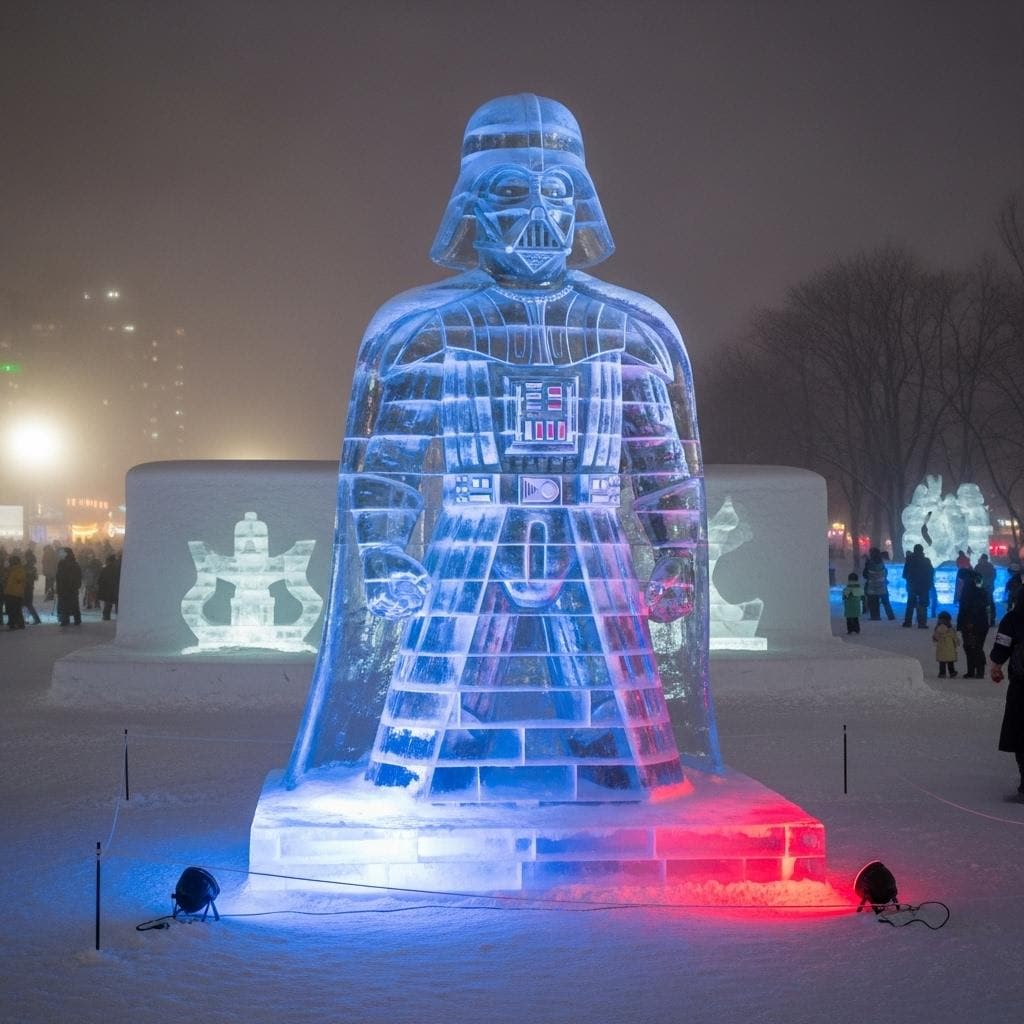 氷の彫刻