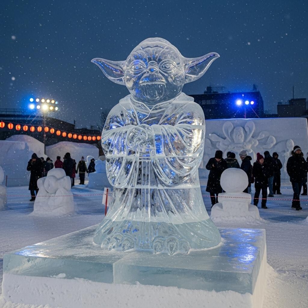 氷の彫刻