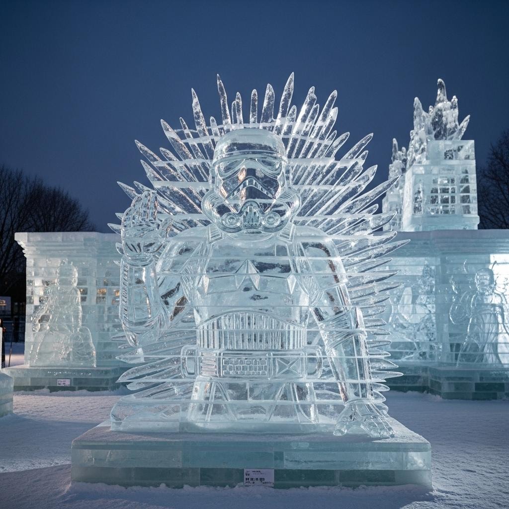 氷の彫刻