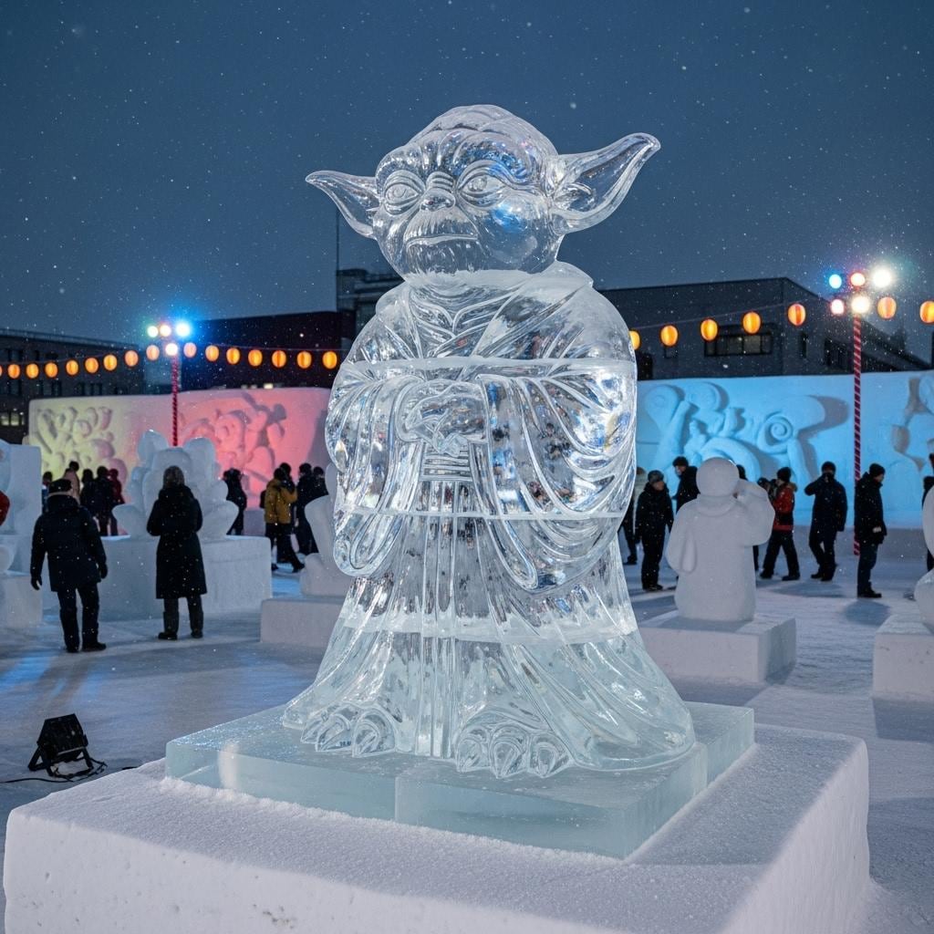 氷の彫刻