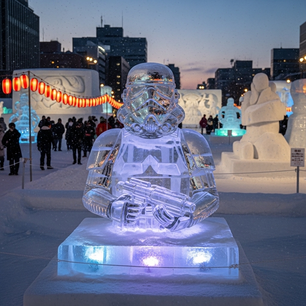 氷の彫刻 | の人気AIイラスト・グラビア