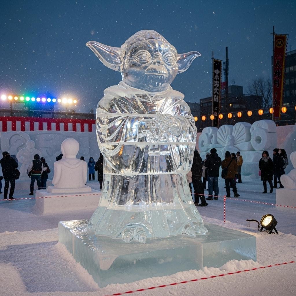 氷の彫刻