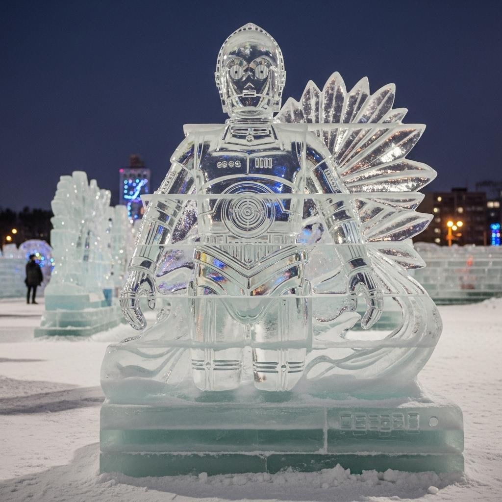 氷の彫刻