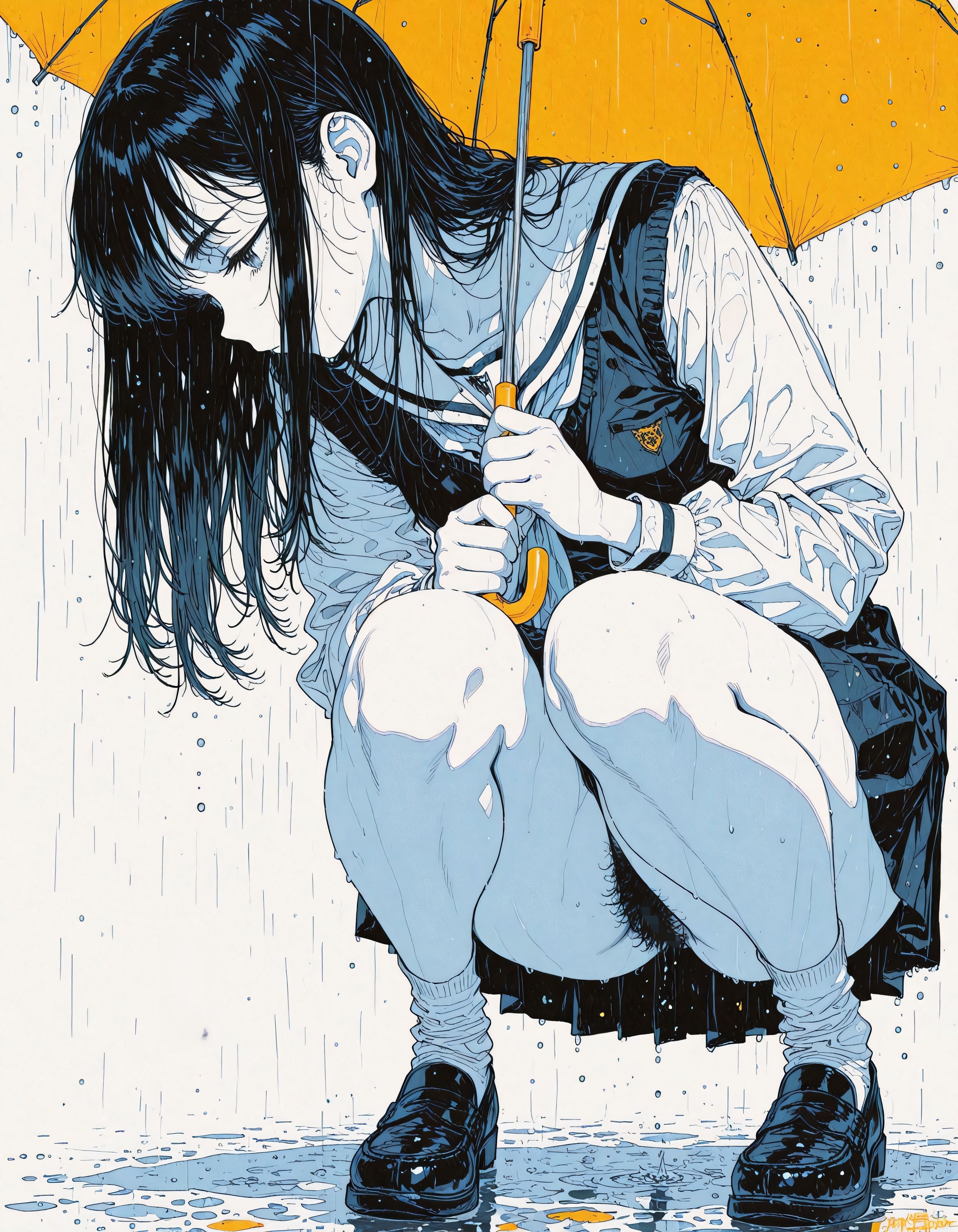 雨と陰毛