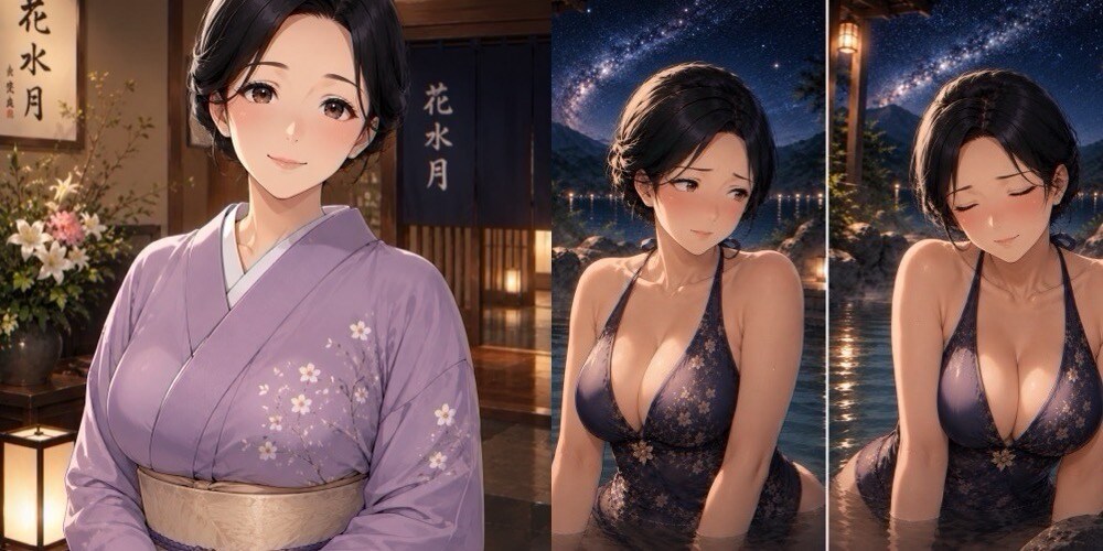 若女将と混浴サービス