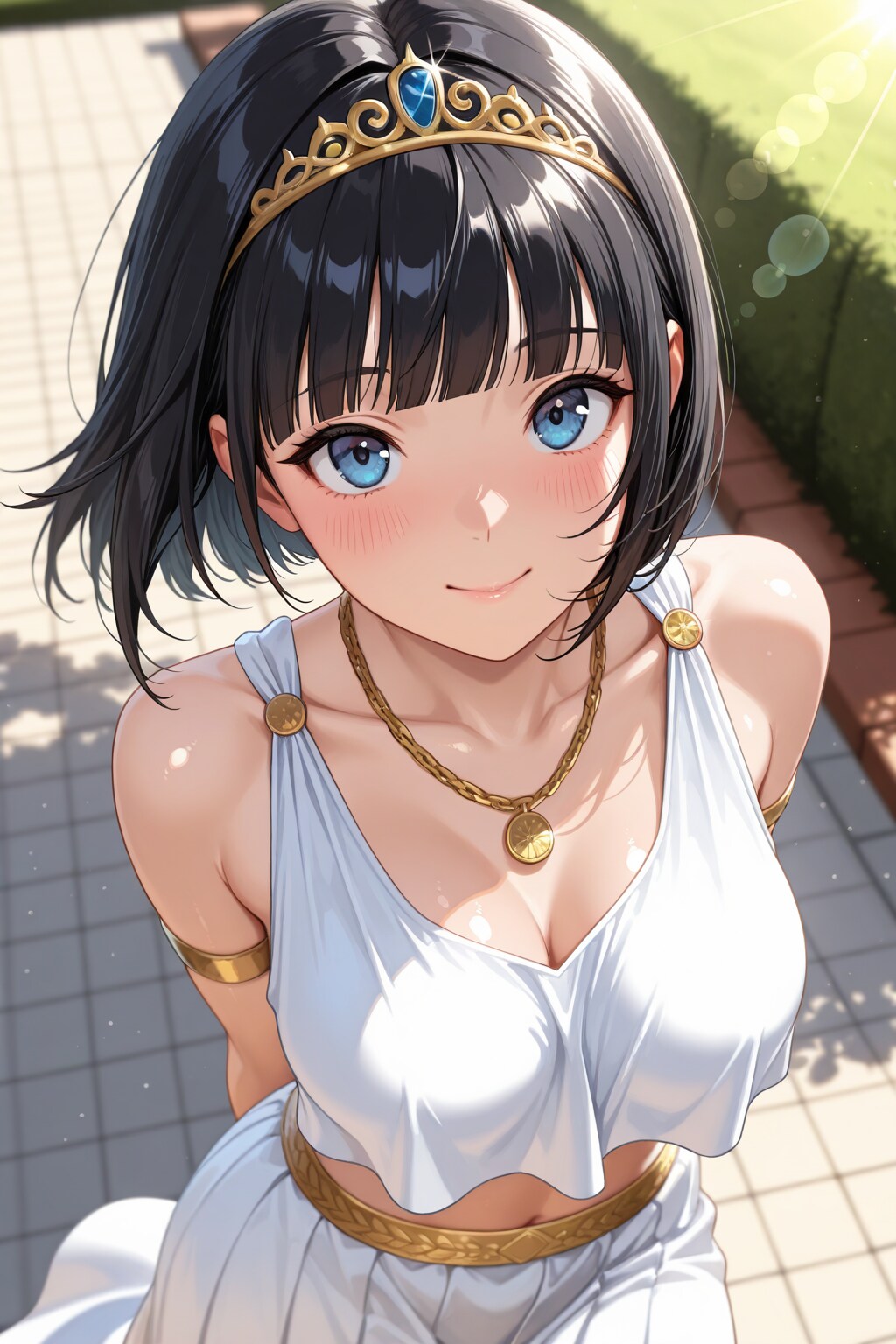 古代ギリシャ風衣装の栞ちゃん