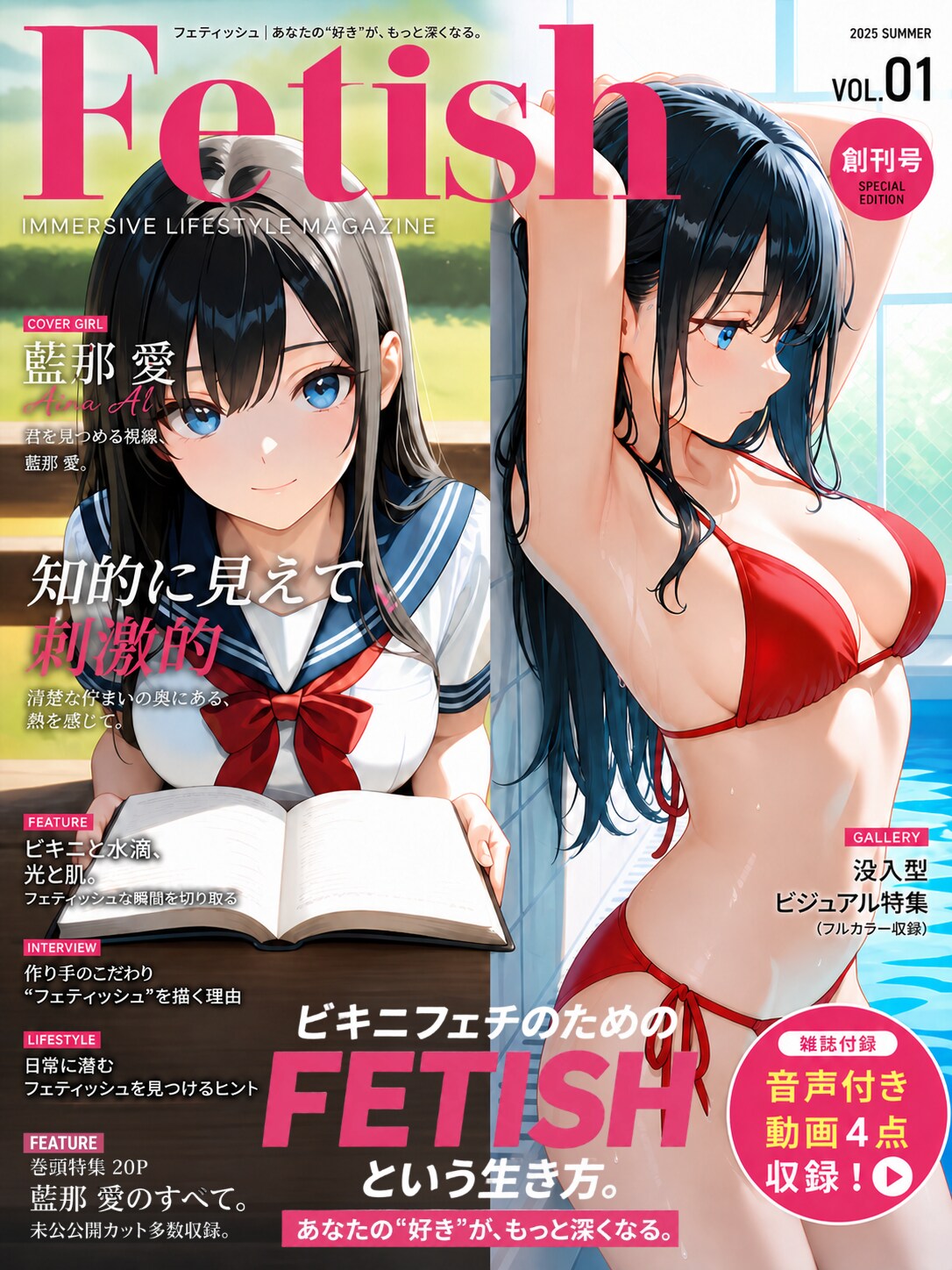 FETISH:Vol1 創刊号「藍那 愛」※近日販売
