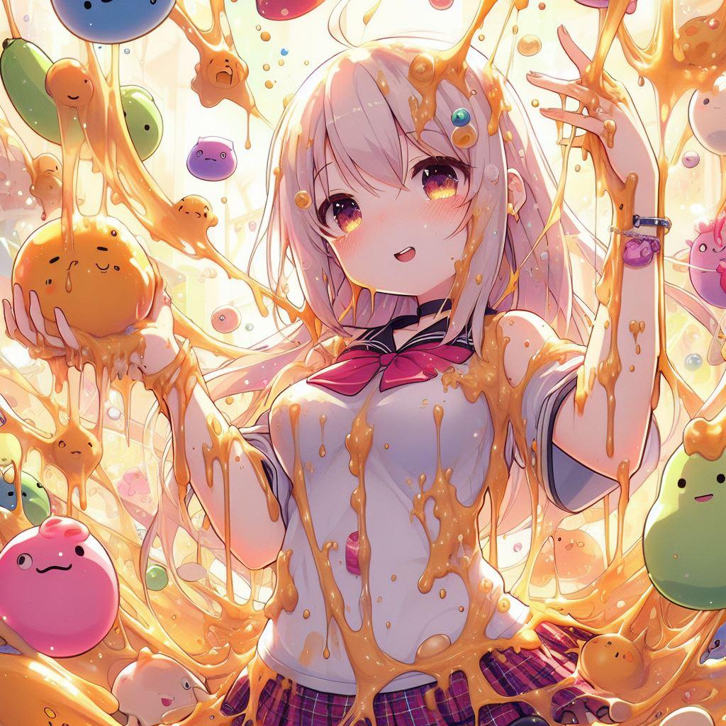 クリームでドロドロ！！！