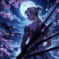 夜桜と入れ墨 2枚目