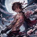 夜桜と入れ墨 6枚目