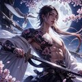 夜桜と入れ墨 4枚目