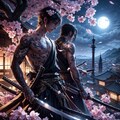 夜桜と入れ墨 3枚目