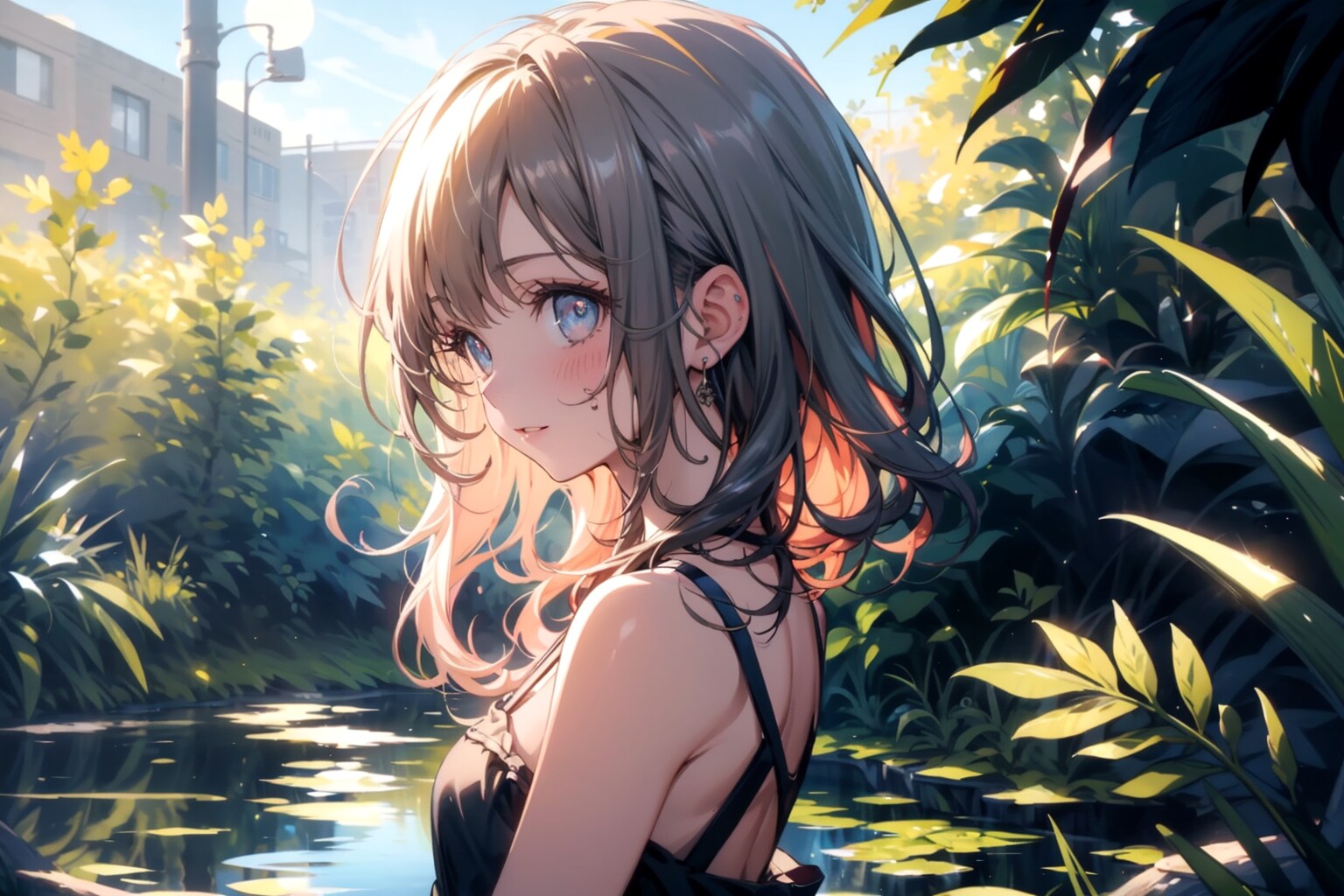 ここら辺りは草木が良く育ってるでしょう？私がさっき踊ったのよ。
