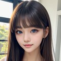美少女フェイスクローズアップ 4枚目